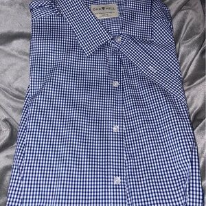 Oak Hill Blue Gingham Button-Up Shirt